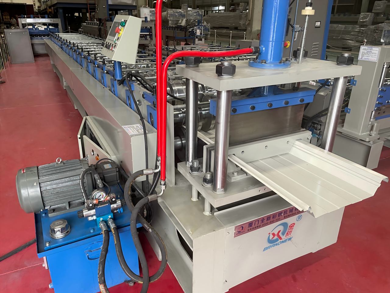 Snap түгжигдэх металл дээврийн машин