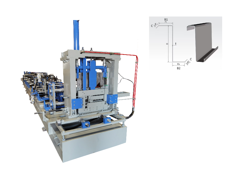 Z Purlin Roll бүрдүүлэх машин